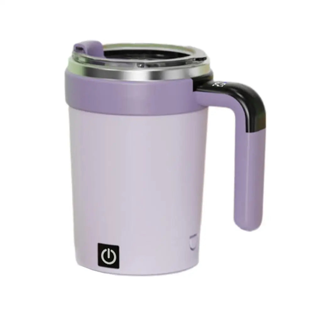 Portable Automatic Stirring Cup Detachable Gym Smart Insulated Mug Magnetic Stirring Electric Stainless Steel Coffee Mug