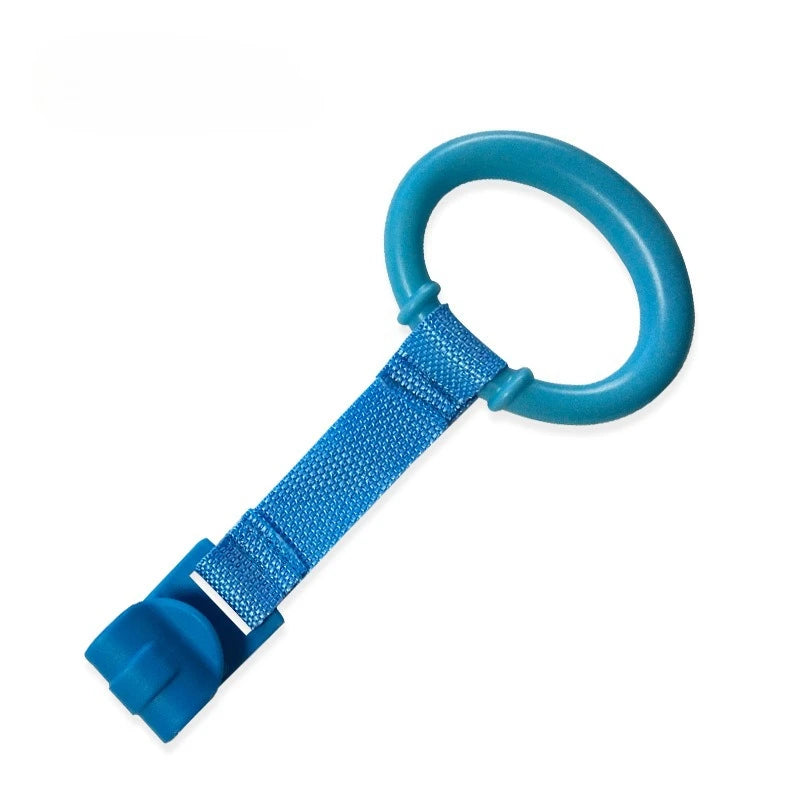 2/3/4Pcs Baby Hand Pull Rings Cribs Playpens Balance Training Ring Infant Stand Hooks Bed Hanging Pendant Household Baby Safety