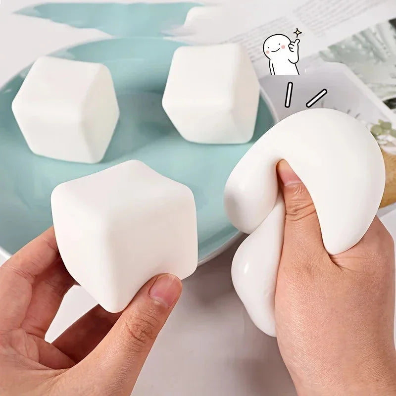 Xx-Squishy Tofu Stress Balls Autism Sensory Toys Stress & Anxiety Relief Fidget Toys Dough Water Ball Gifts Bulk for Adults Kids