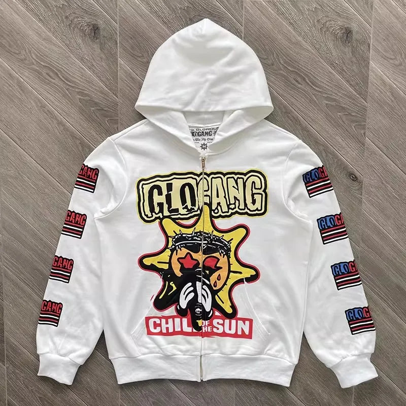Glo Gang Hoodie Sweatshirts Wholesale Link with High Quality Same as in the Picture. Contact Customer Service for QC Videos
