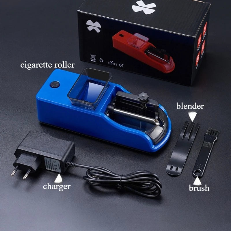 Electric Cigarette Rolling Machine Type-C Raw Grass Cigarette Device Automatic Tobacco Maker Injector Smoking Accessorie Tools
