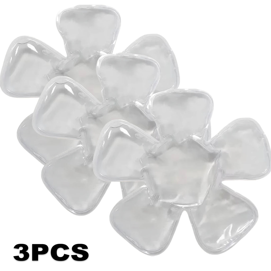 Blue PVC Gel Ice Pack - Adjustable Cooling Pad for Helmets & Hats | Reusable Cold Compress Travel Portable Outdoor Accessory