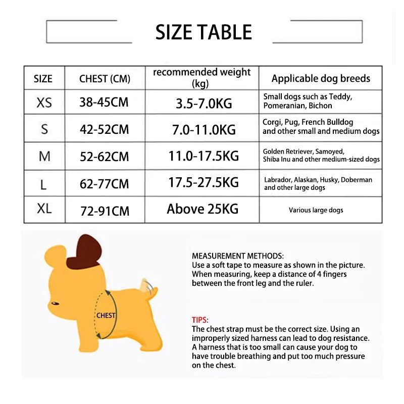 Dog Harness Quick Release Vest Pet Puppy Harness Nylon Material Breathable Pet Harness for Dog Adjustable Pet Outdoor Harness