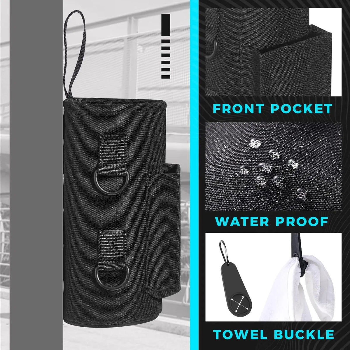 2026 Magnetic Water Bottle Pouch Gym-Specific Sports Cup Holder with Strong Magnet for Outdoor Fitness And Active Lifestyle