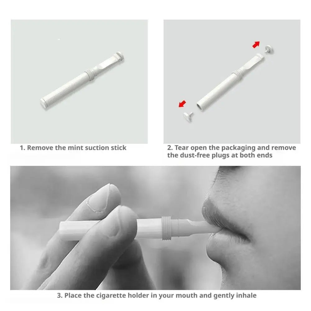 3 PCS/Box of Healthy Alternative Cigarette Sticks Plant Extracts Nicotine Free Have No Side Effects Smoking Cessation Assistance