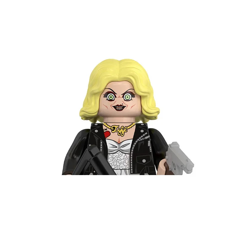 WM6205 Novel Horrible Movie Halloween Pumpkin Witch Nun Vampire Zombies Building Blocks Mini Action Figure Toys