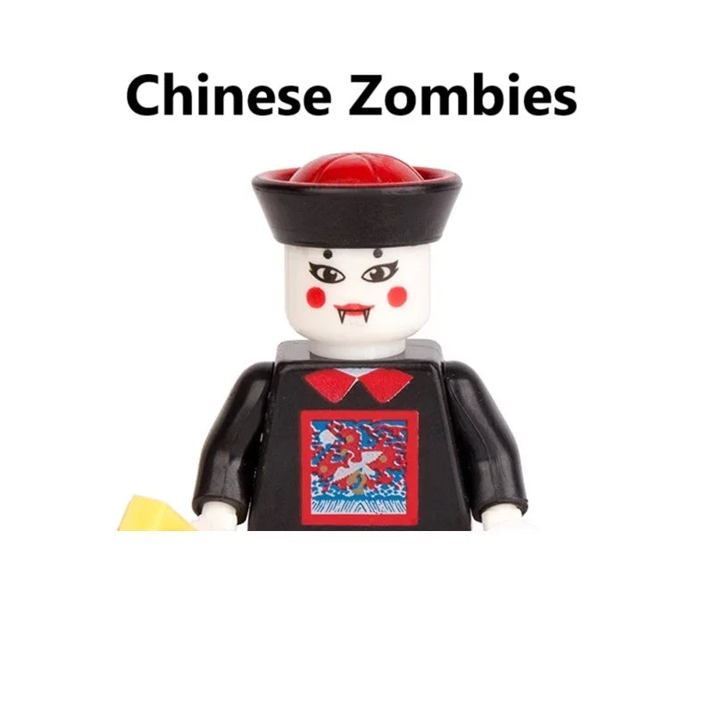 WM6205 Novel Horrible Movie Halloween Pumpkin Witch Nun Vampire Zombies Building Blocks Mini Action Figure Toys
