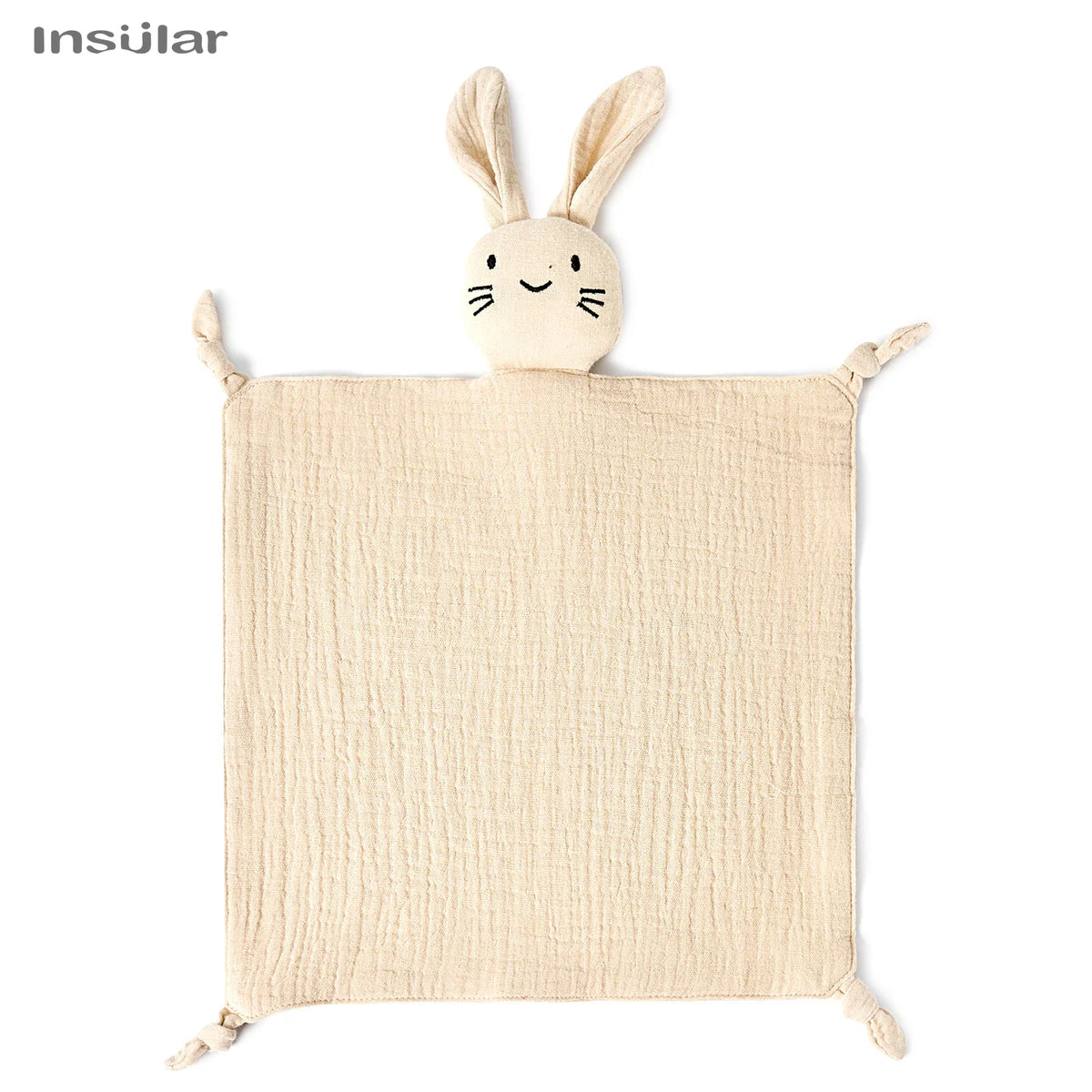 Baby Soothing Towel: Soft Rabbit Doll,Cotton Teether,Infant Comfort,Sleeping,Nursing, Cuddling Blanket Toys for Appeasing Babies