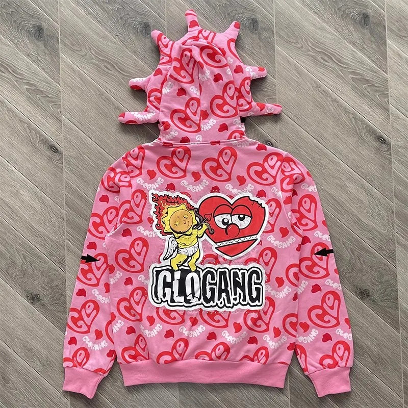 Glo Gang Hoodie Sweatshirts Wholesale Link with High Quality Same as in the Picture. Contact Customer Service for QC Videos