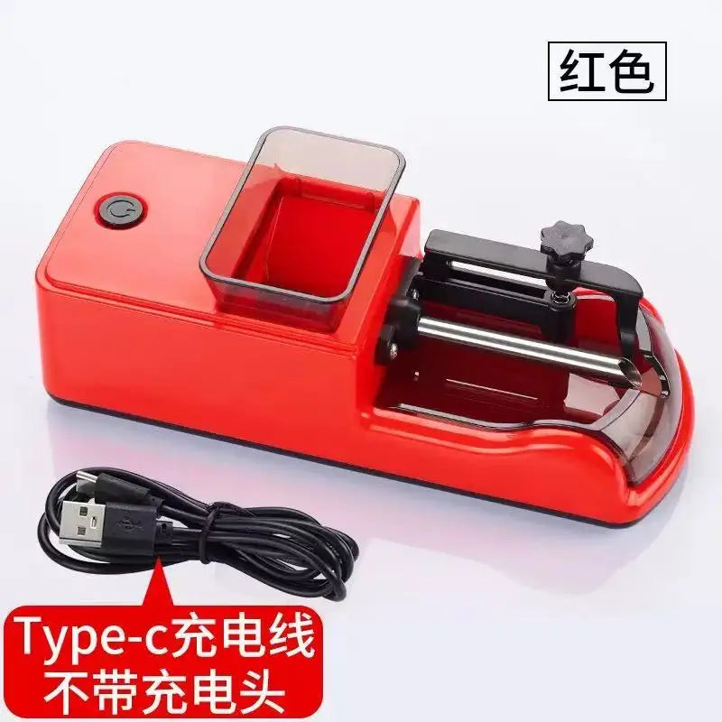 Electric Cigarette Rolling Machine Type-C Raw Grass Cigarette Device Automatic Tobacco Maker Injector Smoking Accessorie Tools