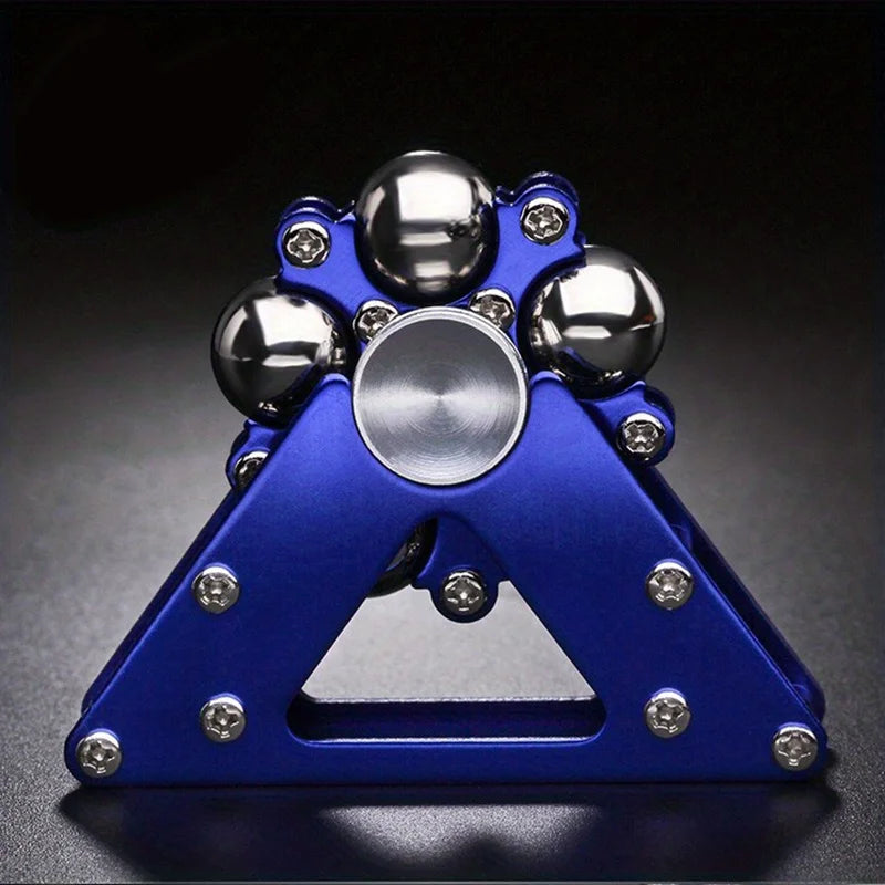 Gowinbaby Metal Fidget Spinner, Rolling Ball Track Stress Relief Hand Spinner, Anti-Anxiety Fidget Toy for Adults & Kids