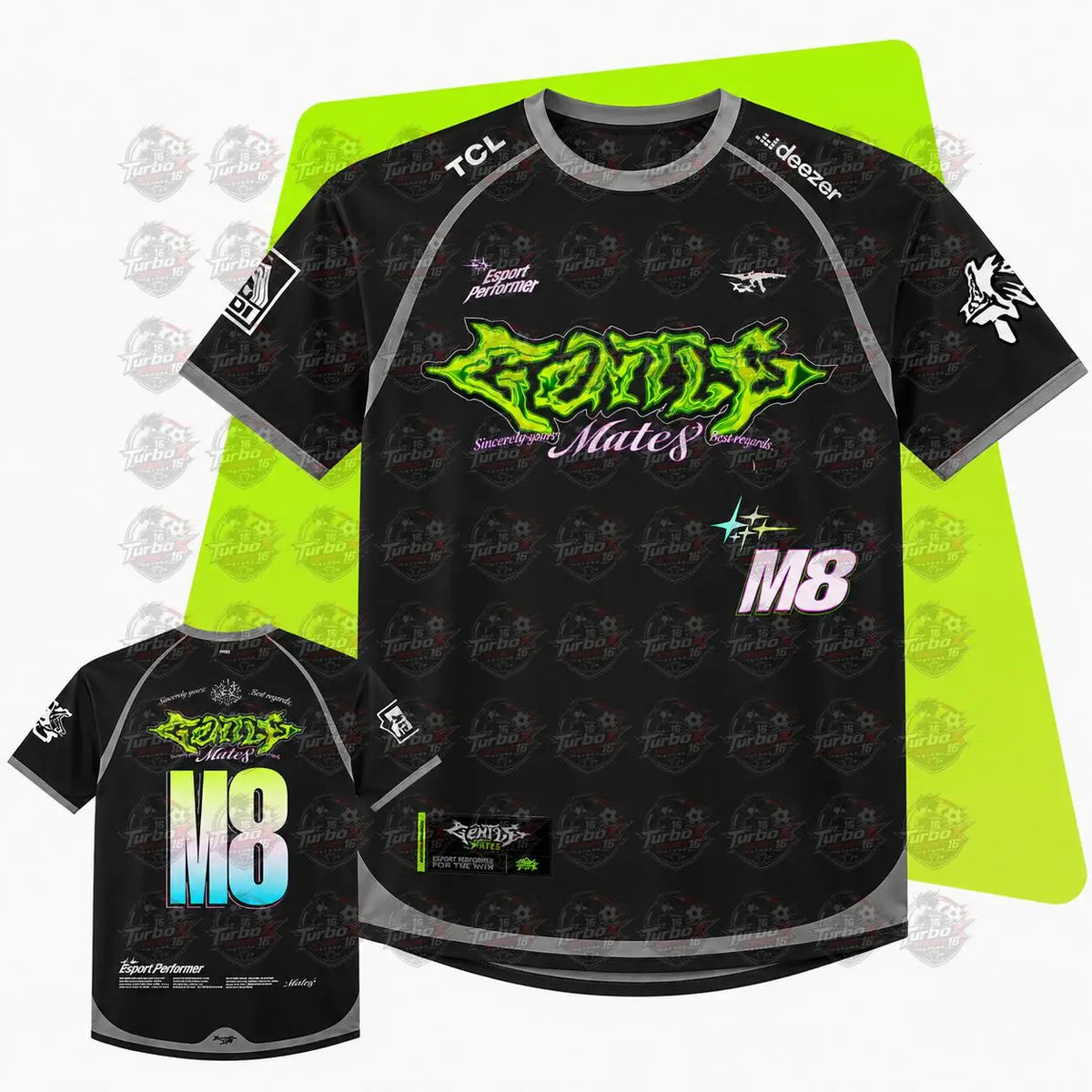 Popluar Esports Fans 2026 M8 Team Newest T-shirts Fashion 3d Print Short Sleeve Gentle Mates Men Uniform Tees Breathable Tops