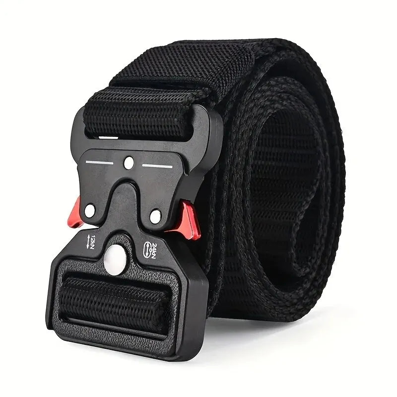 Men's Belt Outdoor Multi Function Compass Belt High Quality Canvas For Nylon Male Luxury Belts Women's Sports Jeans Neutral Belt