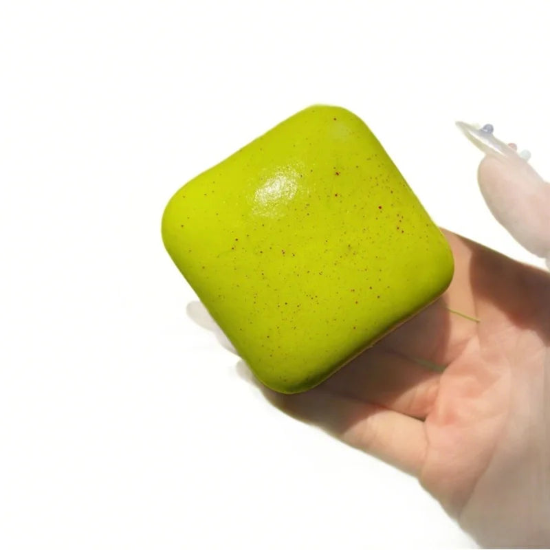 Squishy Simulated Square Bread Squeeze Toy Stress Relief Slow Rising Small Toast Sensory Fidget Toys for Anxiety ADHD Kids Adult