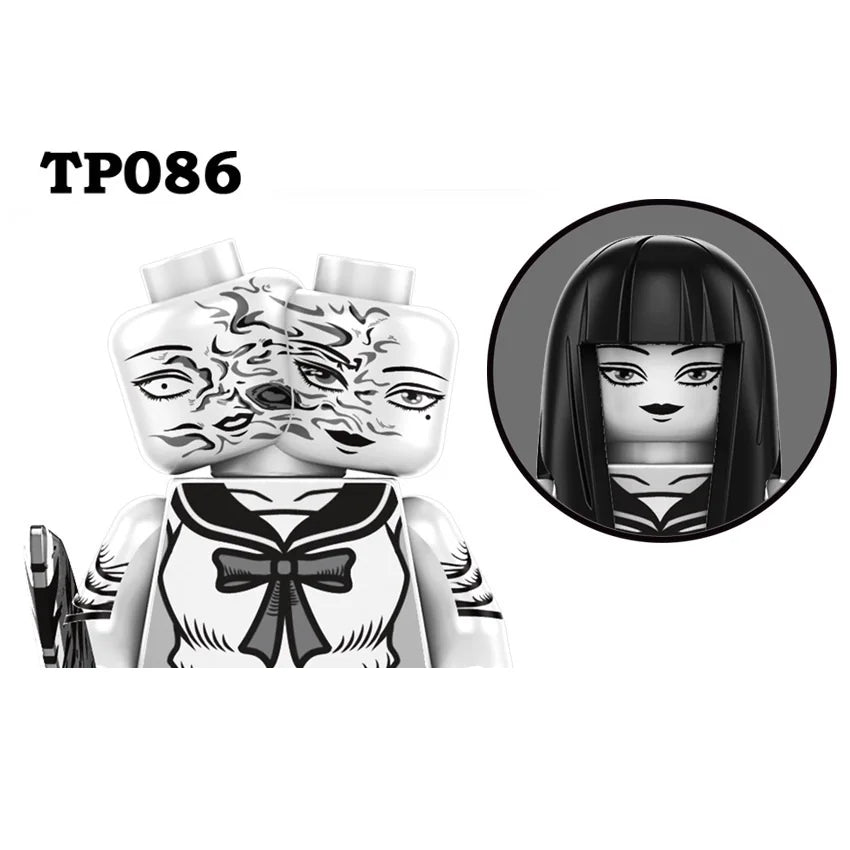 WM6205 Novel Horrible Movie Halloween Pumpkin Witch Nun Vampire Zombies Building Blocks Mini Action Figure Toys