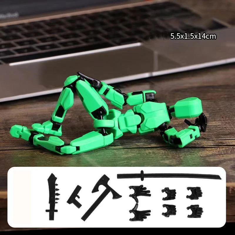 UNGH Multi-Jointed Movable Robot 3D Printed Mannequin Toy 13 Action Figure Full Body Movable Robot Toys Gifts For Children