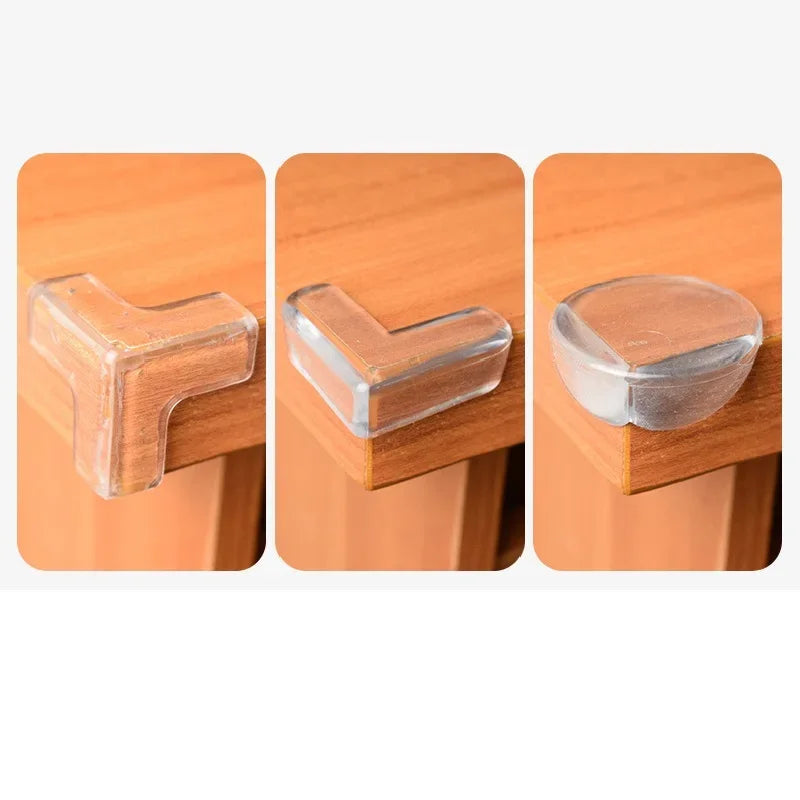 4/10pcs Baby Safety Corner Silicone Protector Table Soft Transparent Children Anti Collision Corner Edge Protection Guards