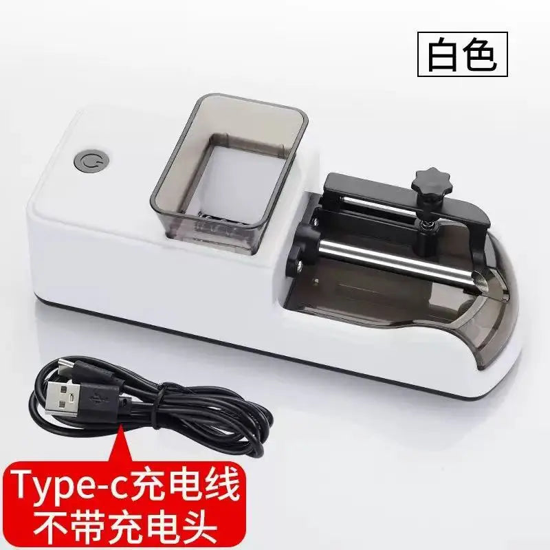 Electric Cigarette Rolling Machine Type-C Raw Grass Cigarette Device Automatic Tobacco Maker Injector Smoking Accessorie Tools