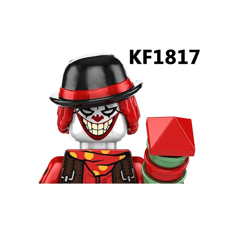 WM6205 Novel Horrible Movie Halloween Pumpkin Witch Nun Vampire Zombies Building Blocks Mini Action Figure Toys