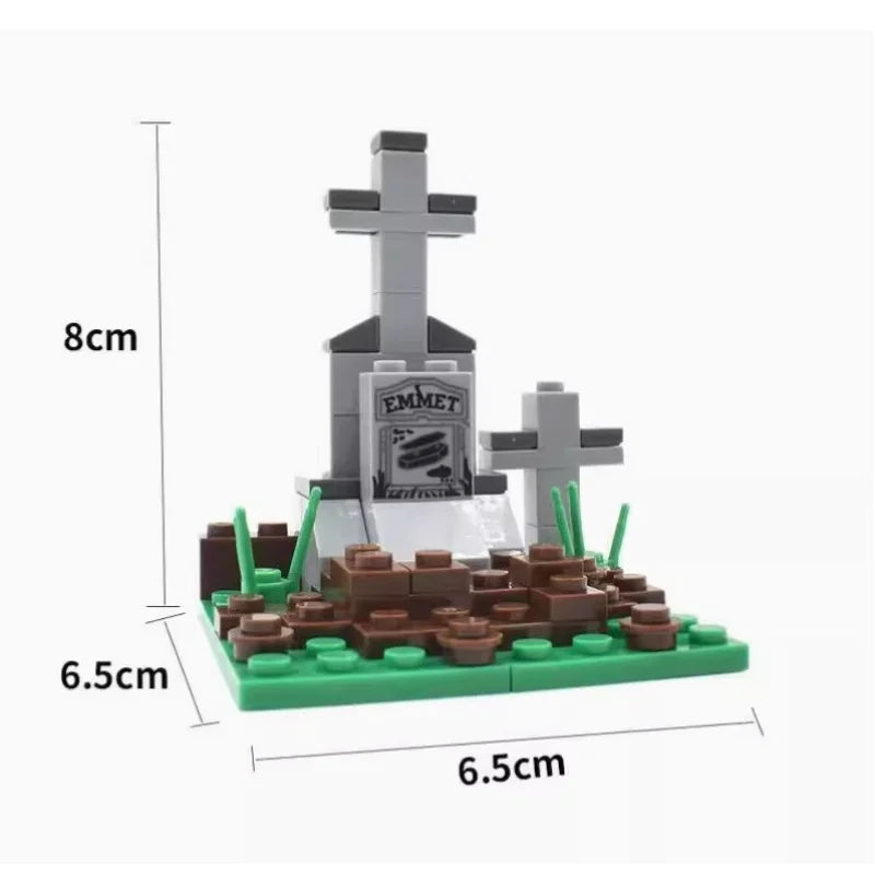 WM6205 Novel Horrible Movie Halloween Pumpkin Witch Nun Vampire Zombies Building Blocks Mini Action Figure Toys