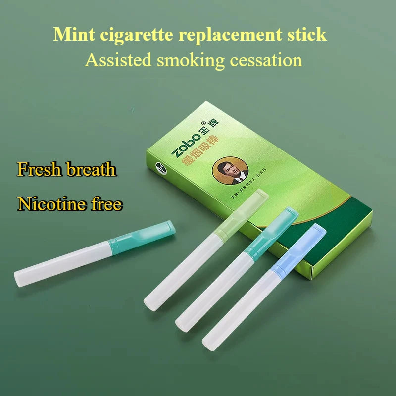 Cigarette Substitutes Mint stick Nicotine free Fresh breath Assisted smoking cessation Portable 24-hour endurance Men Gift