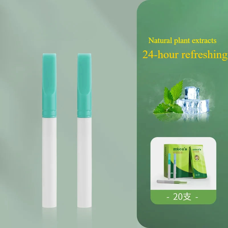 Cigarette Substitutes Mint stick Nicotine free Fresh breath Assisted smoking cessation Portable 24-hour endurance Men Gift
