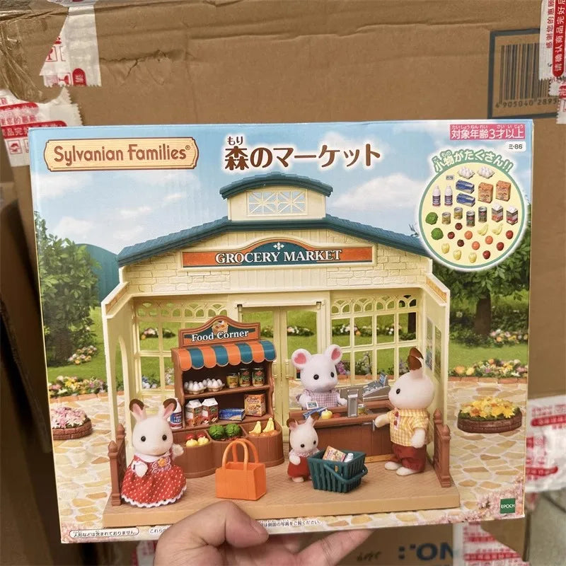Sylvanian Families Anime Girl Figures Baby Series Figure Furniture Set Pvc Statue Model Doll Collection Ornaments Gifts Toys