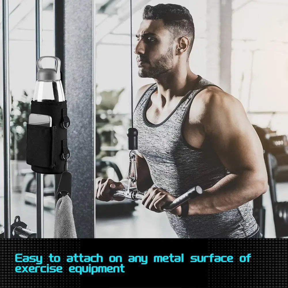 2026 Magnetic Water Bottle Pouch Gym-Specific Sports Cup Holder with Strong Magnet for Outdoor Fitness And Active Lifestyle