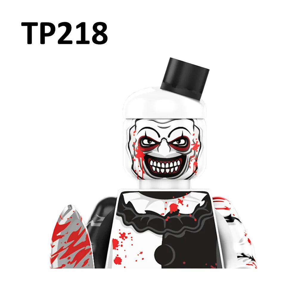 WM6205 Novel Horrible Movie Halloween Pumpkin Witch Nun Vampire Zombies Building Blocks Mini Action Figure Toys
