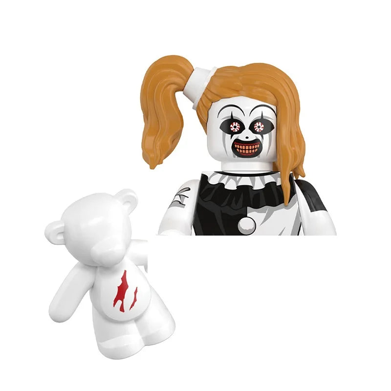 WM6205 Novel Horrible Movie Halloween Pumpkin Witch Nun Vampire Zombies Building Blocks Mini Action Figure Toys
