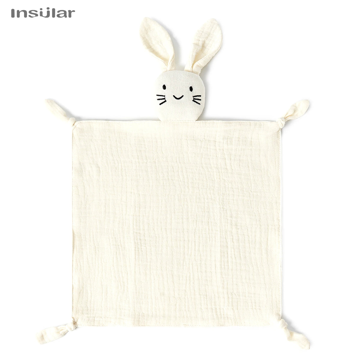 Baby Soothing Towel: Soft Rabbit Doll,Cotton Teether,Infant Comfort,Sleeping,Nursing, Cuddling Blanket Toys for Appeasing Babies