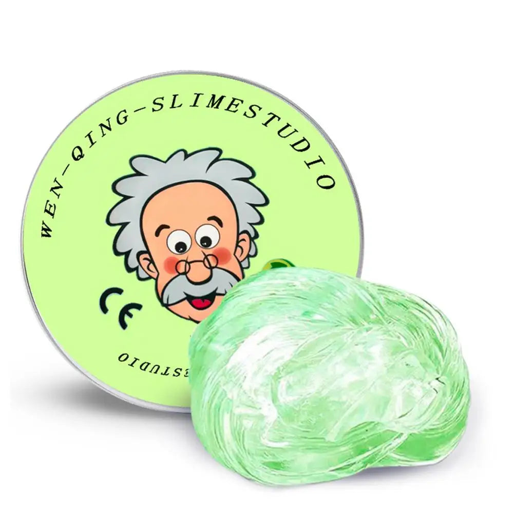 Transparent Liquid Mud, Slime Bubble Gel Stress Relief Toy, Elastic Glass Transparent Crystal Mud, Stress Relief Tool