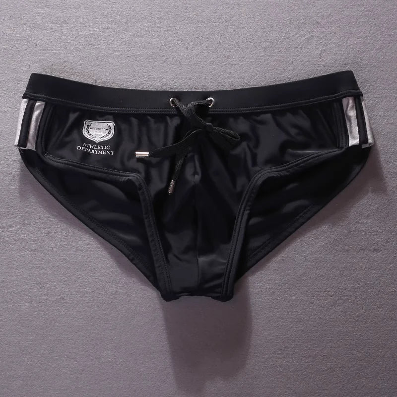 Real shot of various styles Men's classic quality solid color seaside beach swimming trunks 30806