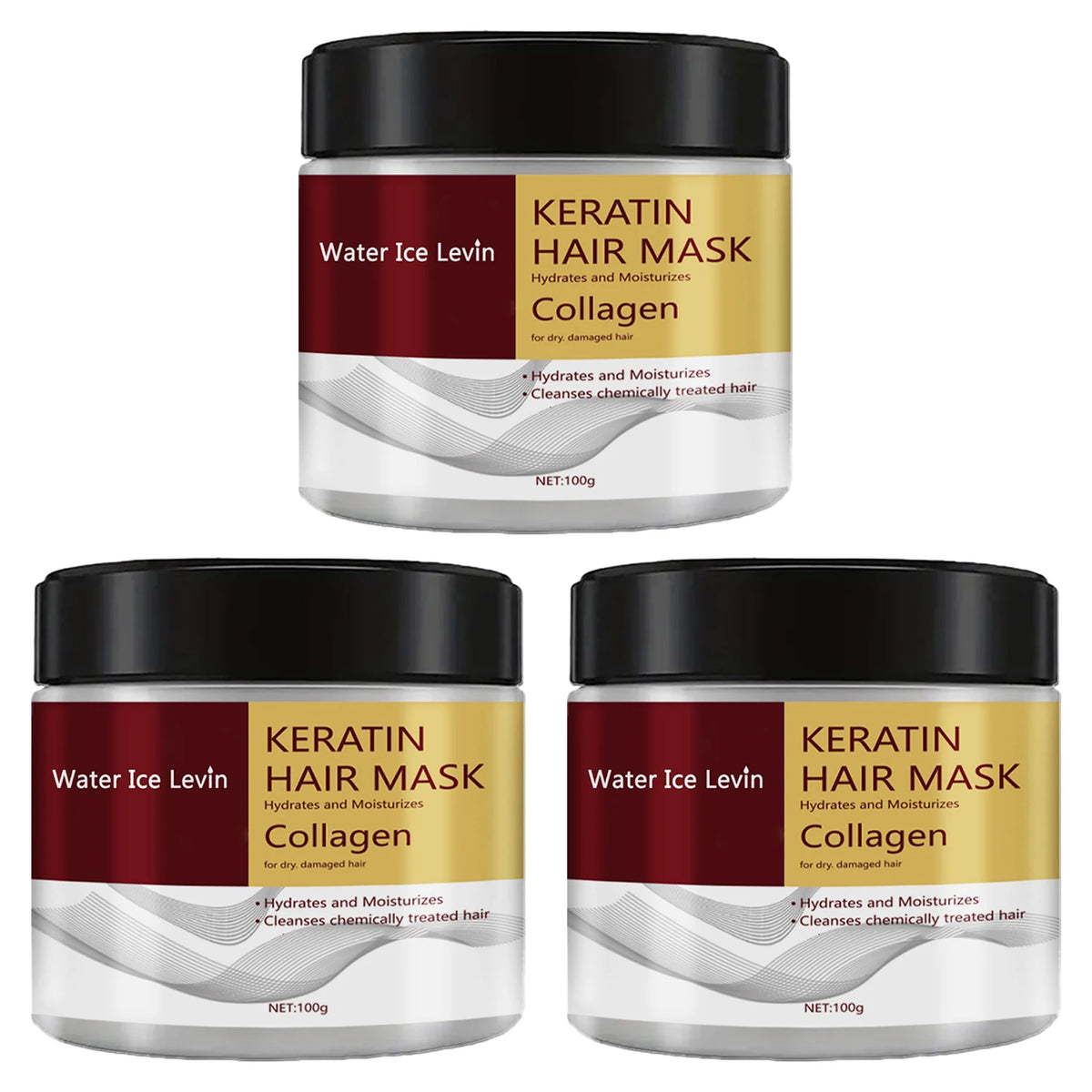 Collagen Keratin Hair Mask Dual Oil Control Moisturizer Conditioner Soft Smooth Frizz Damaged Repair Revitalize Hair Care