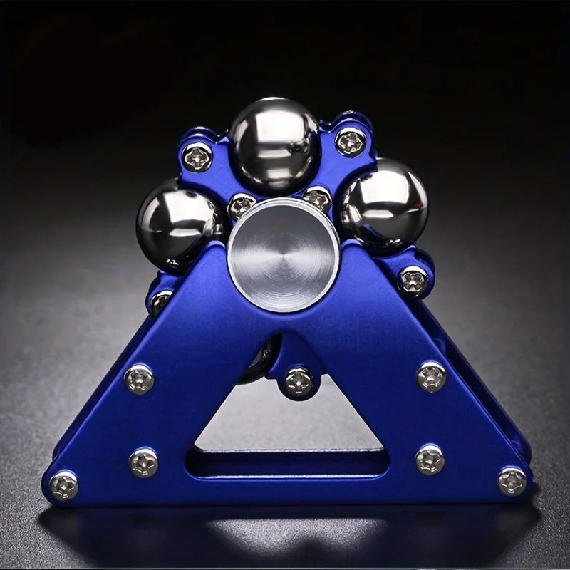 Gowinbaby Metal Fidget Spinner, Rolling Ball Track Stress Relief Hand Spinner, Anti-Anxiety Fidget Toy for Adults & Kids