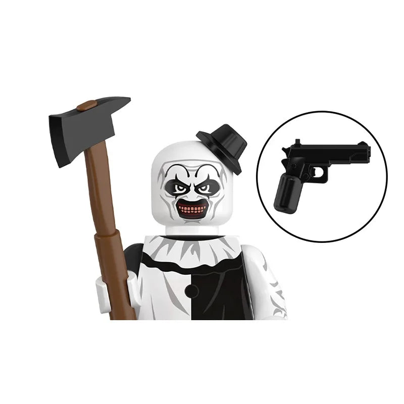 WM6205 Novel Horrible Movie Halloween Pumpkin Witch Nun Vampire Zombies Building Blocks Mini Action Figure Toys