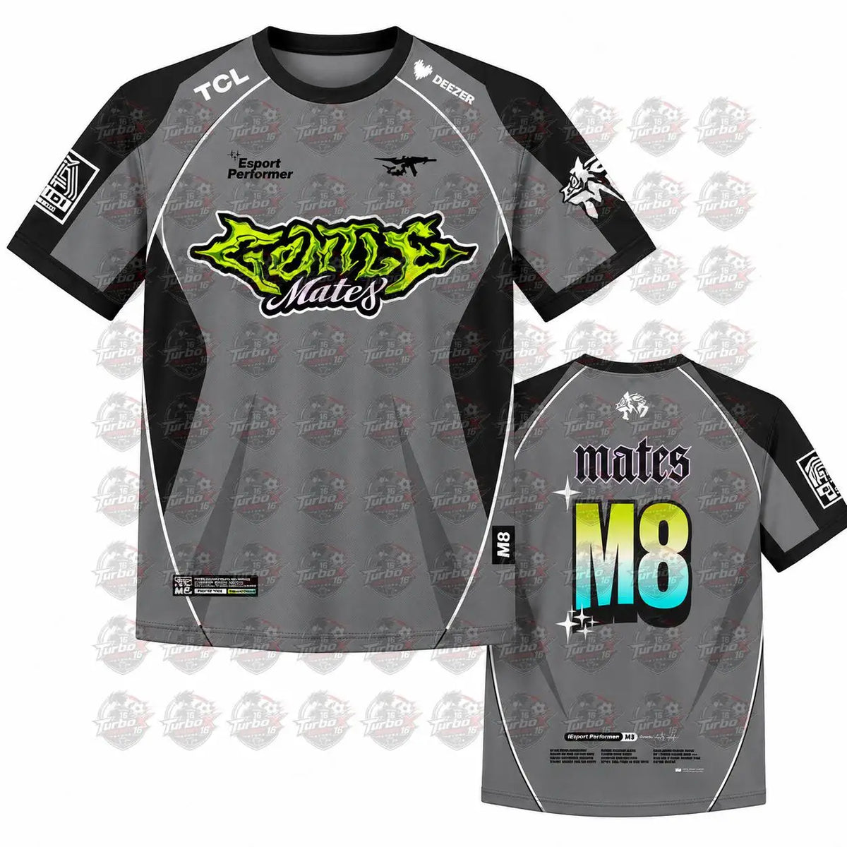 Popluar Esports Fans 2026 M8 Team Newest T-shirts Fashion 3d Print Short Sleeve Gentle Mates Men Uniform Tees Breathable Tops