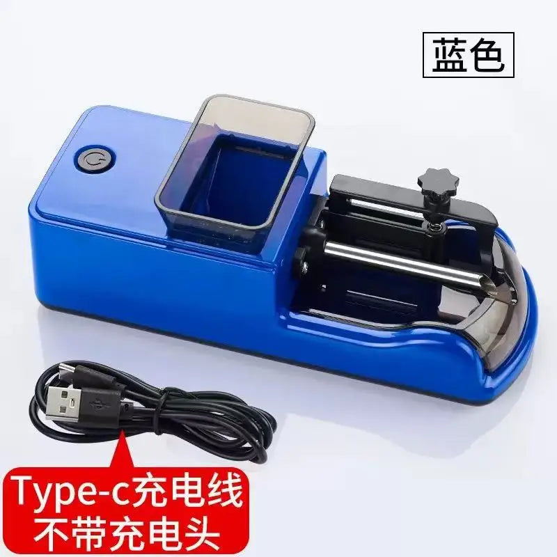 Electric Cigarette Rolling Machine Type-C Raw Grass Cigarette Device Automatic Tobacco Maker Injector Smoking Accessorie Tools