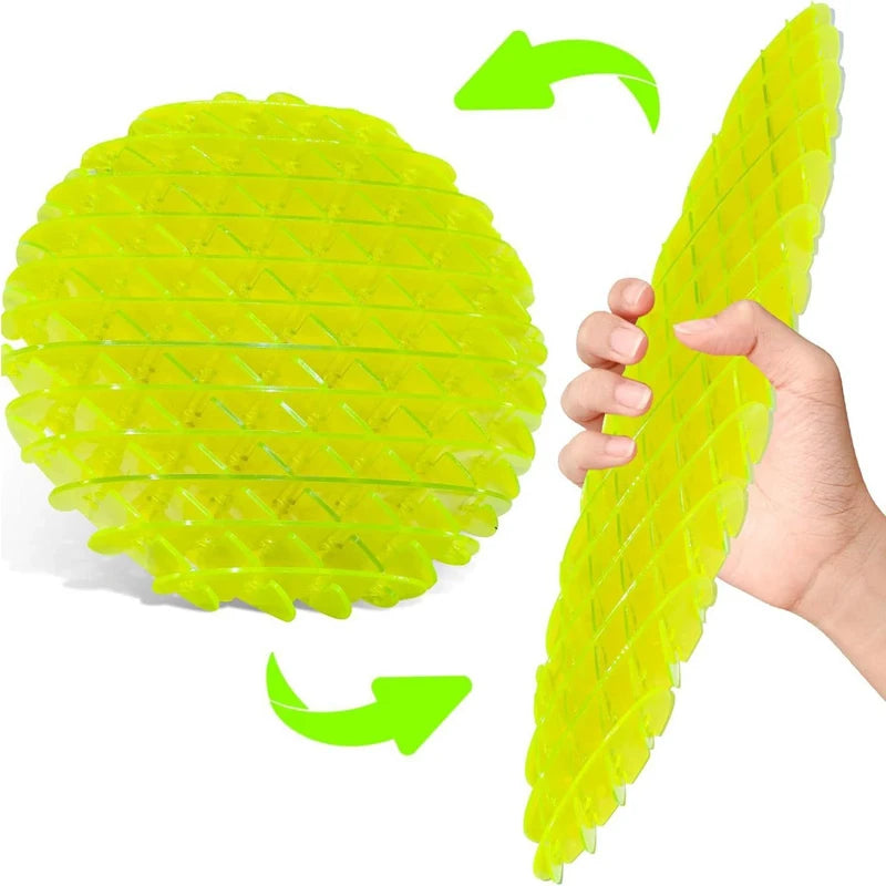3D Telescopic Decompression Elastic Mesh Toys Stress Relief Small Worm Decompression Artifact Portable Fidgets Worm Novel Toys