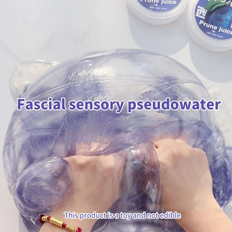 300ml Large Slime Decompression Crystal Mud Simulated Fruit Juice Decompression Pinching Soft And Relaxed Pinch Relieve Pressure