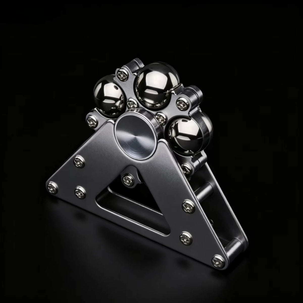 Gowinbaby Metal Fidget Spinner, Rolling Ball Track Stress Relief Hand Spinner, Anti-Anxiety Fidget Toy for Adults & Kids