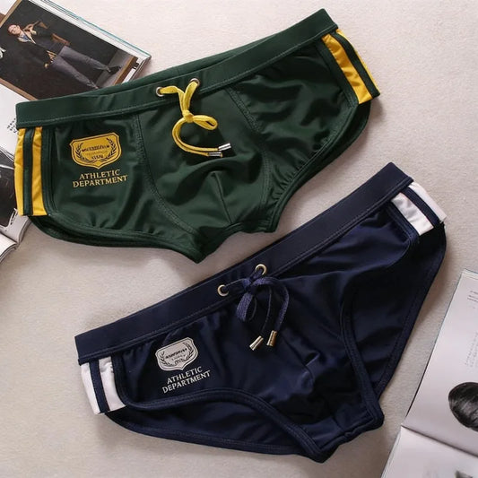 Real shot of various styles Men's classic quality solid color seaside beach swimming trunks 30806