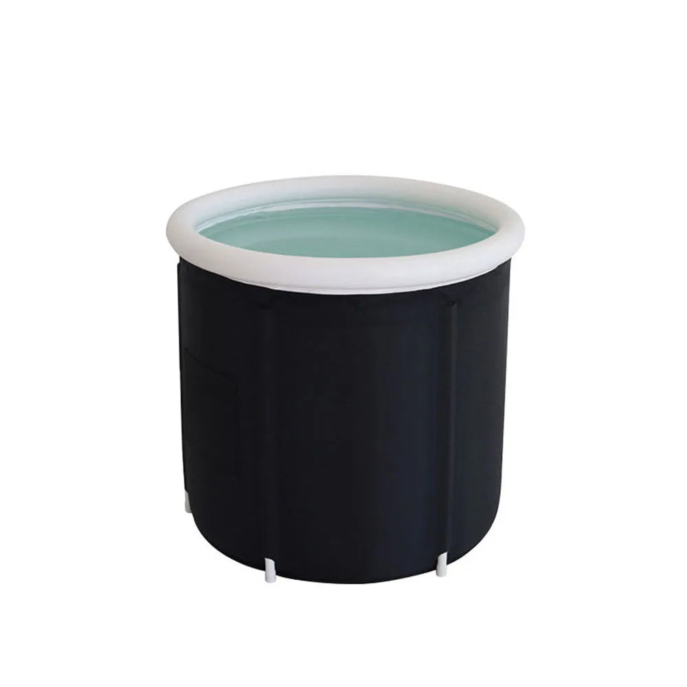 MAYZANEN Ice Bath Portable Collapsible Bathtub Thicken Large Adult Inflatable Bath Bucket Outdoor Water Therapy Cold Plunge Tub
