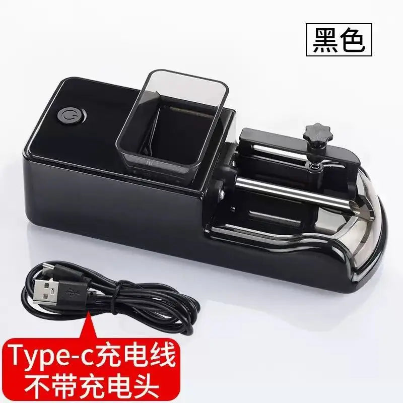 Electric Cigarette Rolling Machine Type-C Raw Grass Cigarette Device Automatic Tobacco Maker Injector Smoking Accessorie Tools