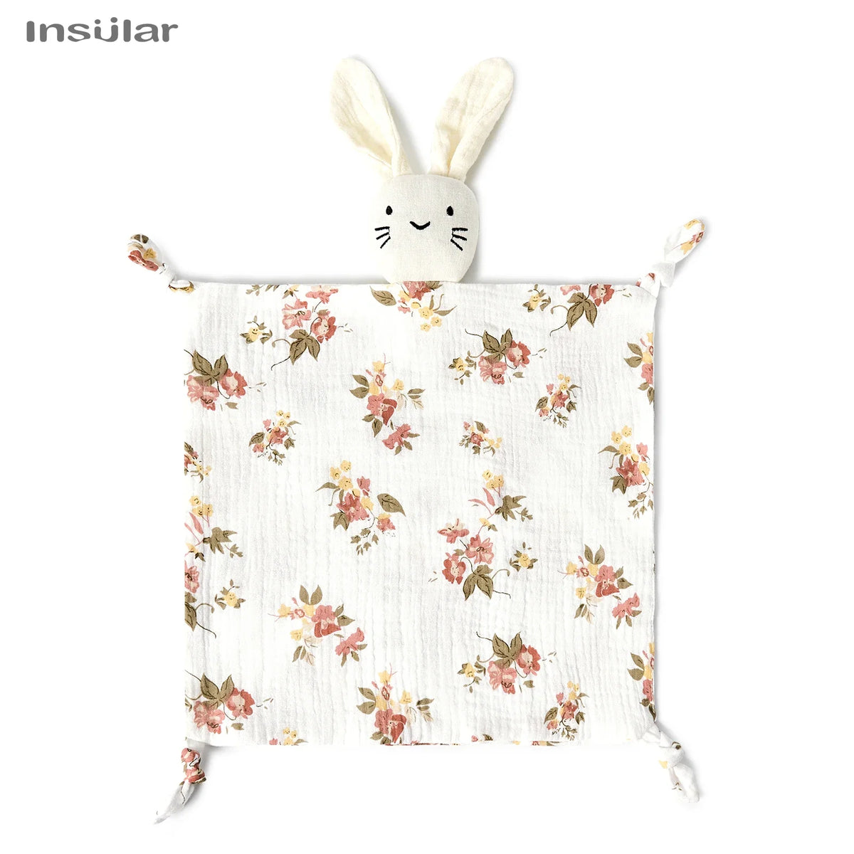 Baby Soothing Towel: Soft Rabbit Doll,Cotton Teether,Infant Comfort,Sleeping,Nursing, Cuddling Blanket Toys for Appeasing Babies