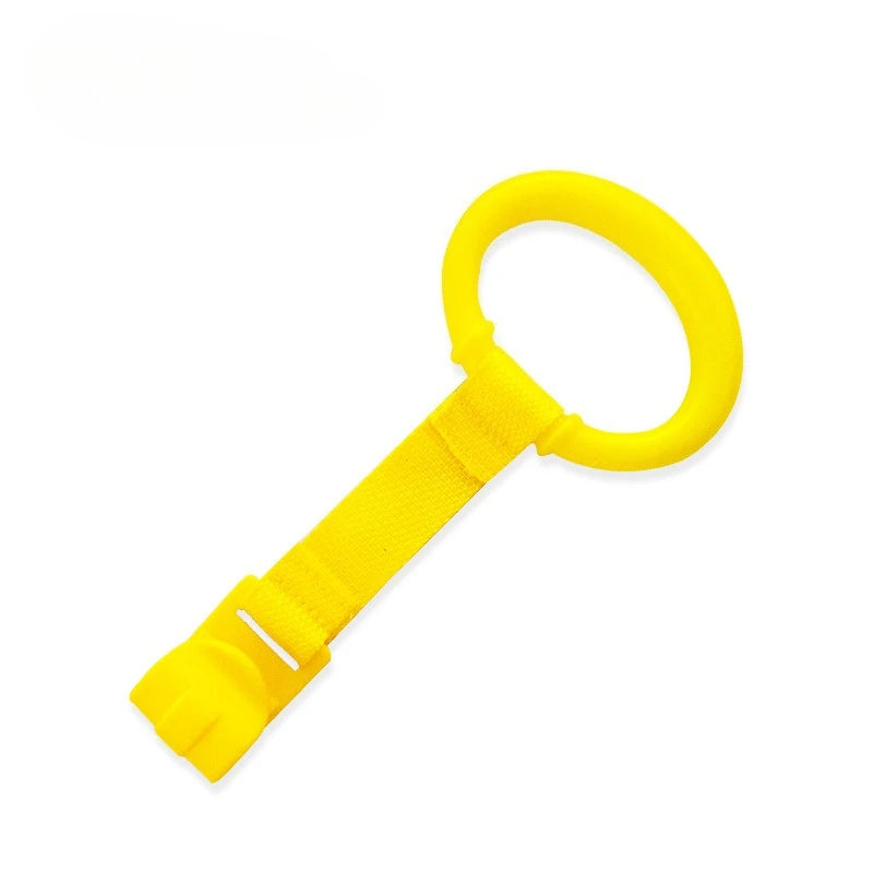 2/3/4Pcs Baby Hand Pull Rings Cribs Playpens Balance Training Ring Infant Stand Hooks Bed Hanging Pendant Household Baby Safety