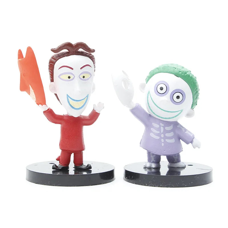 10pcs/set The Nightmare Sally Jack Skellington Christmas PVC Model Vinyl Figurine Halloween Gift Action Figure Toys
