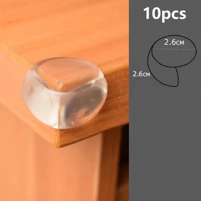4/10pcs Baby Safety Corner Silicone Protector Table Soft Transparent Children Anti Collision Corner Edge Protection Guards