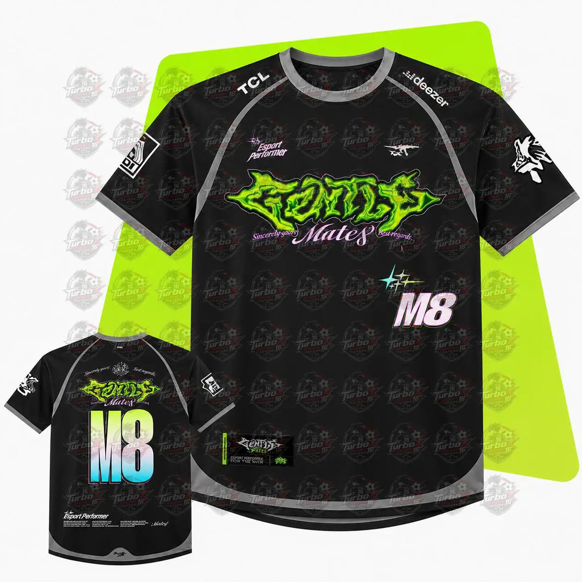 Popluar Esports Fans 2026 M8 Team Newest T-shirts Fashion 3d Print Short Sleeve Gentle Mates Men Uniform Tees Breathable Tops