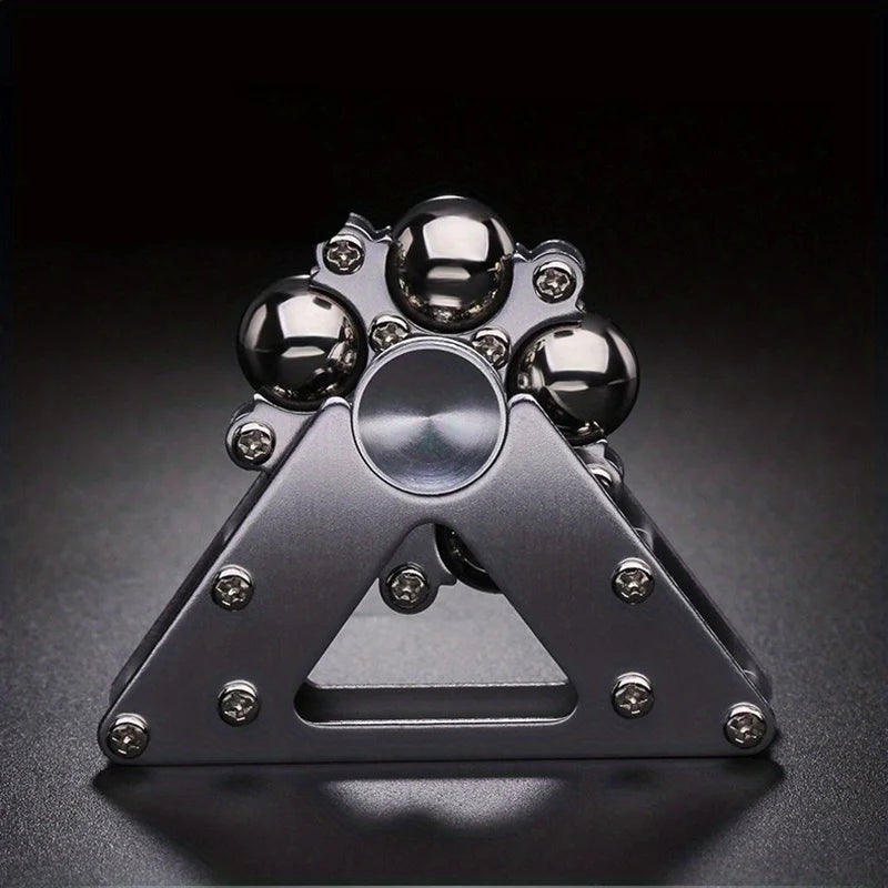 Gowinbaby Metal Fidget Spinner, Rolling Ball Track Stress Relief Hand Spinner, Anti-Anxiety Fidget Toy for Adults & Kids